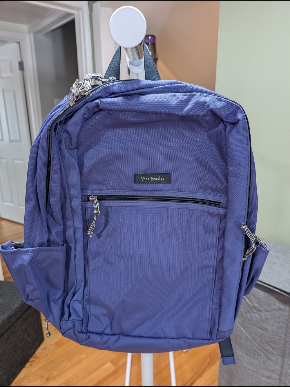 Vera Bradley Purple Backpack - Durable Everyday Bag